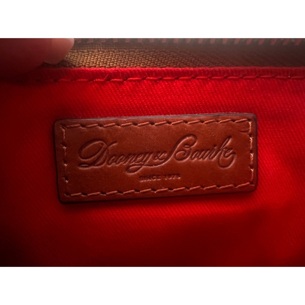 Dooney Bourke Pebble Grain Leather Teal Crossbody Bag Small Purse 1975 - Picture 4 of 9